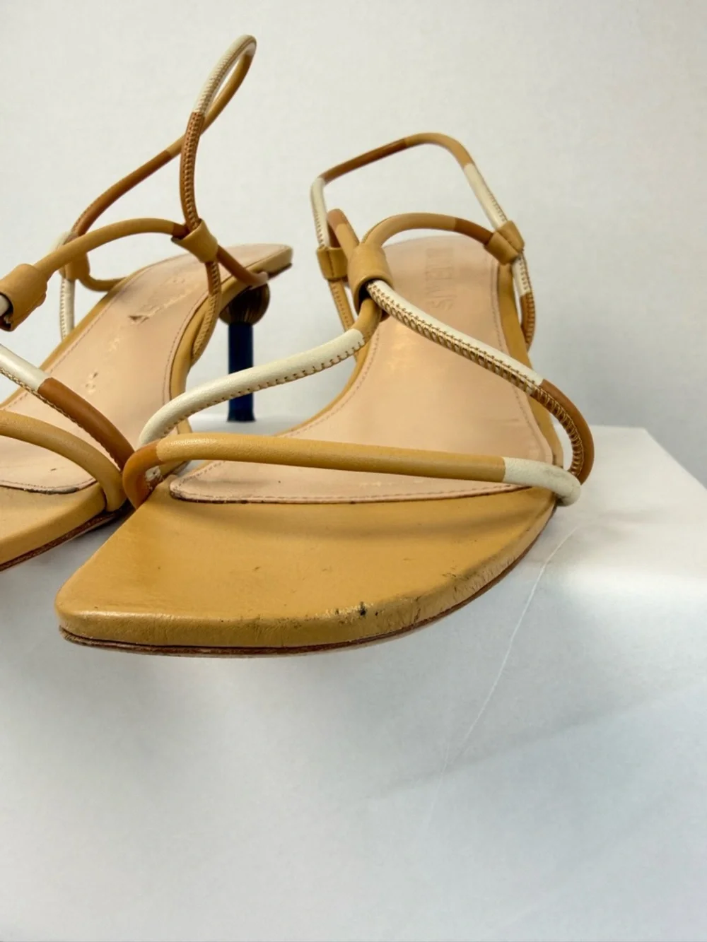 Jacquemus Les Sandales Olbia Leather Slingback Sandals Size 40 - Picture 14 of 16